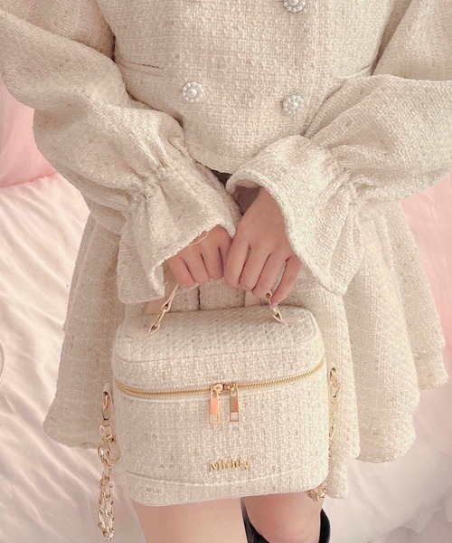 apres jour×Miridy】ツイードバニティバッグ（ショルダーバッグ