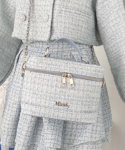 apres jour×Miridy】ツイードバニティバッグ（ショルダーバッグ