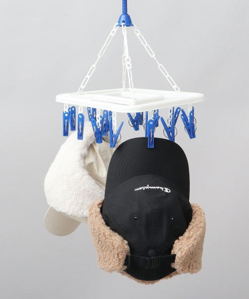 Champion（チャンピオン）の「コットンナイロン タフタ ボアイヤーフラップ付き フライトキャップ（キャップ・メンズ・ブラック/アイボリー/チャコール・FREE）」の22枚目の写真