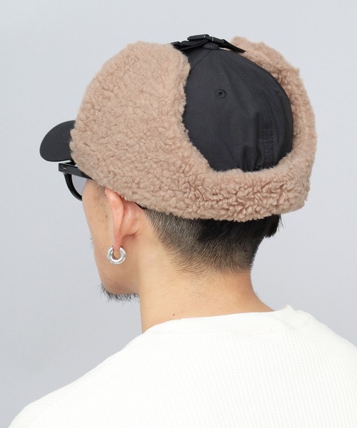 セール】コットンナイロン タフタ ボアイヤーフラップ付き フライト