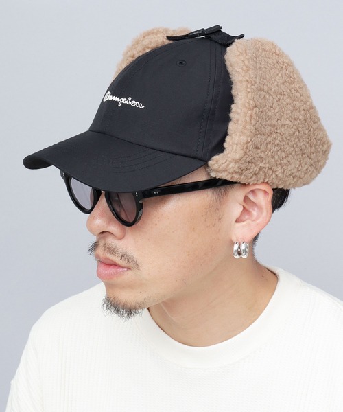 セール】コットンナイロン タフタ ボアイヤーフラップ付き フライト