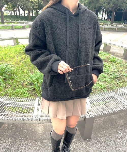 paravion（パラビオン）の「ボアプルオーバー（パーカー・レディース・ホワイト/ブラック/グレー・FREE）」の19枚目の写真