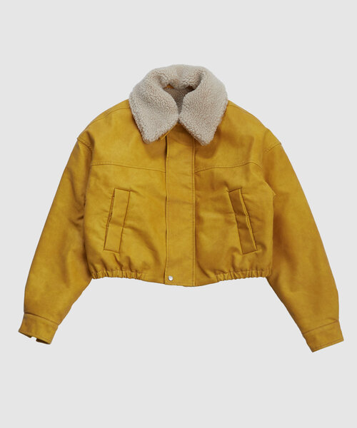 【セール】【UNISEX/サイズ展開あり】3way ヴィンテージライクレザーボアブルゾン（ブルゾン）｜WHO'S WHO gallery（フーズフーギャラリー）