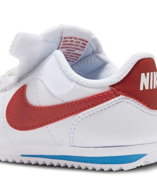 NIKE（ナイキ）の「《親子コーデ対応商品》ナイキ コルテッツ イージーオン ベビーシューズ / Nike Cortez EasyOn Baby/Toddler Shoes DM0952-115 White（スニーカー・キッズ・ホワイト系その他5・8/9/10/11/12/13）」の2枚目の写真