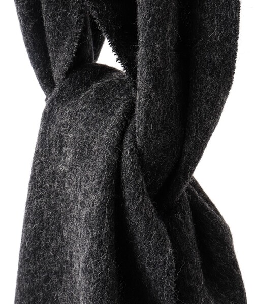 TWEED MILL（ツイードミル）の「【TWEEDMILL/ツイードミル】Lambswool Muffler Solid 25（マフラー・メンズ・ライトブルー/ブラック/グレー/ライトグレー/チャコールグレー/レッド・FREE）」の21枚目の写真