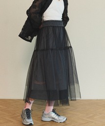 MAISON SPECIAL | Layered A-line Slirt/レイヤードAラインスカート【MAISON SPECIAL/メゾンスペシャル】(スカート)
