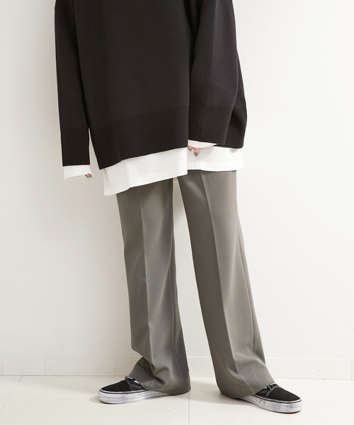 スムースジャージイージーフレアパンツ（その他パンツ）｜B.C STOCK（ベーセーストック）