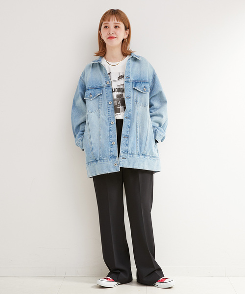 B.C STOCK(ベーセーストック)の「スムースジャージイージーフレアパンツ(その他パンツ・レディース・チャコールグレー/ブラック/アイボリー・SMALL/MEDIUM)」の7枚目の写真