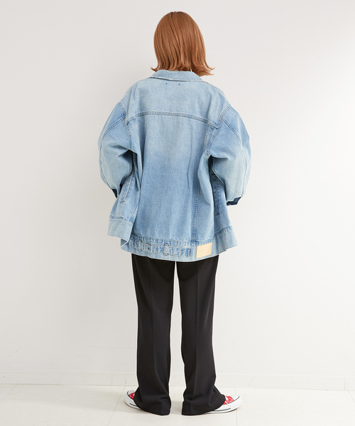 B.C STOCK(ベーセーストック)の「スムースジャージイージーフレアパンツ(その他パンツ・レディース・チャコールグレー/ブラック/アイボリー・SMALL/MEDIUM)」の5枚目の写真
