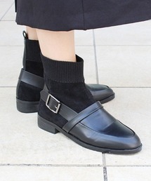 MODE ROBE（モードローブ）の「ベルトソックスブーツ（ブーツ）」