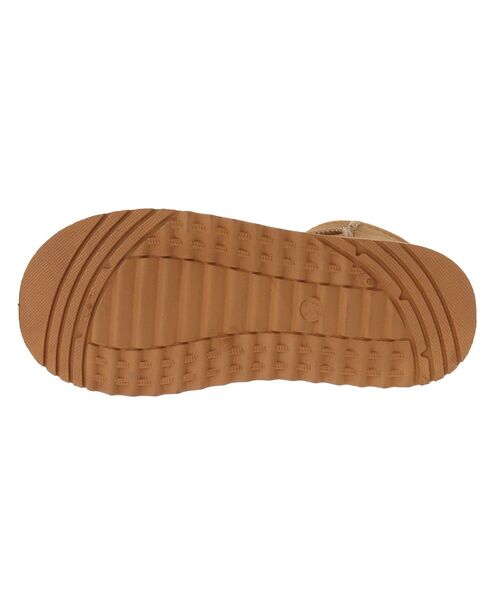 Green　Parks（グリーンパークス）の「・mina フェイクムートンショートブーツ（ブーツ・レディース・ブラック/キャメル・37/38/39）」の9枚目の写真