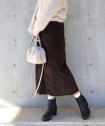 Q | コーデュロイスカート(スカート)