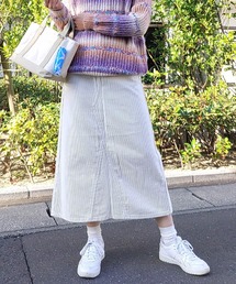Q | コーデュロイスカート(スカート)