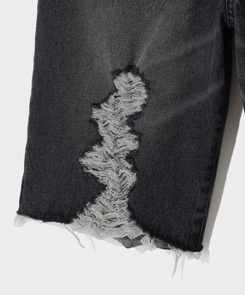 GRACE CLASS（グレースクラス）の「クラッシュハーフパンツ（その他パンツ・レディース・ブラック/ブルー・38/36）」の13枚目の写真