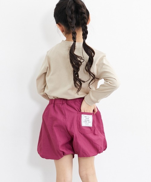 QUNTSTYLE(キュントスタイル)の「【販売終了】ナイロンワッシャーバルーンキュロットパンツ(女の子)(その他パンツ・キッズ・ピンク/ブラック・130/120/110)」の10枚目の写真