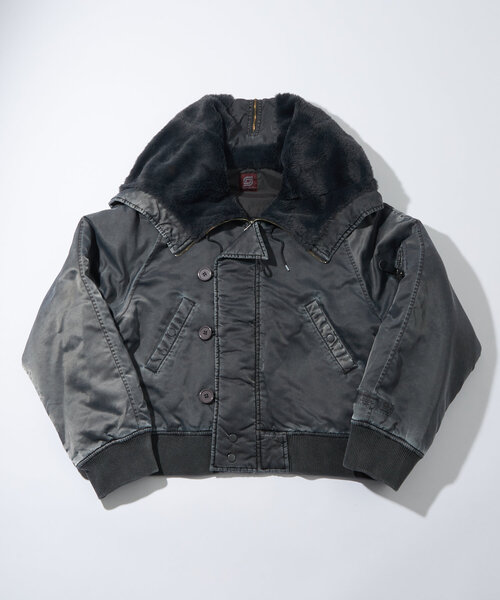 whos who gallery N2Bフライトジャケット チャコール WHO'S WHO gallery（フーズフーギャラリー）の「【Sourcream