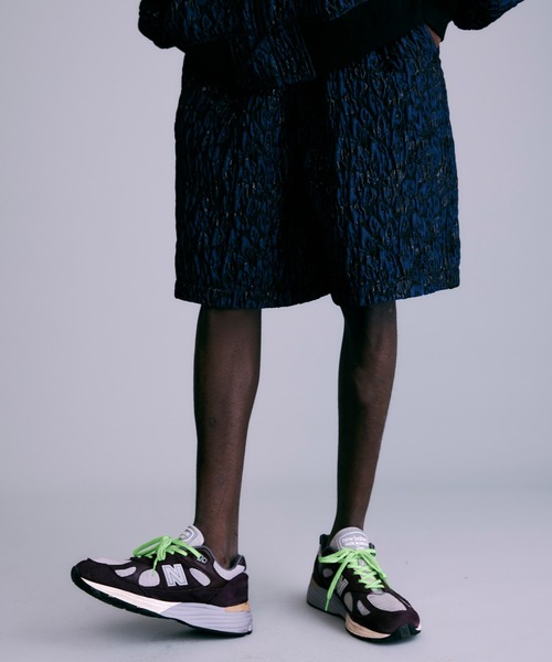 NOISE MAKER（ノイズメーカー）の「ふくれジャガードショートパンツ（その他パンツ・メンズ・ホワイト/グリーン/ネイビー・XL/L/M）」の3枚目の写真