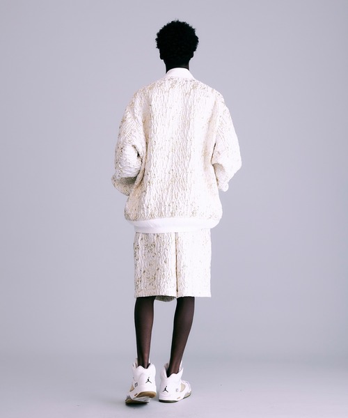 NOISE MAKER（ノイズメーカー）の「ふくれジャガードショートパンツ（その他パンツ・メンズ・ホワイト/グリーン/ネイビー・XL/L/M）」の7枚目の写真