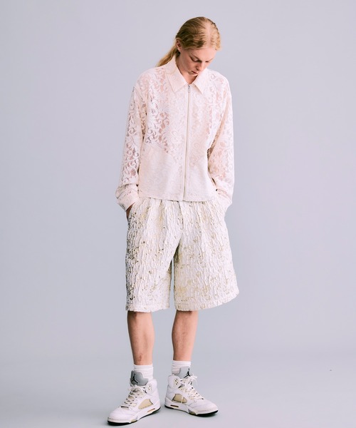 NOISE MAKER（ノイズメーカー）の「ふくれジャガードショートパンツ（その他パンツ・メンズ・ホワイト/グリーン/ネイビー・XL/L/M）」の17枚目の写真