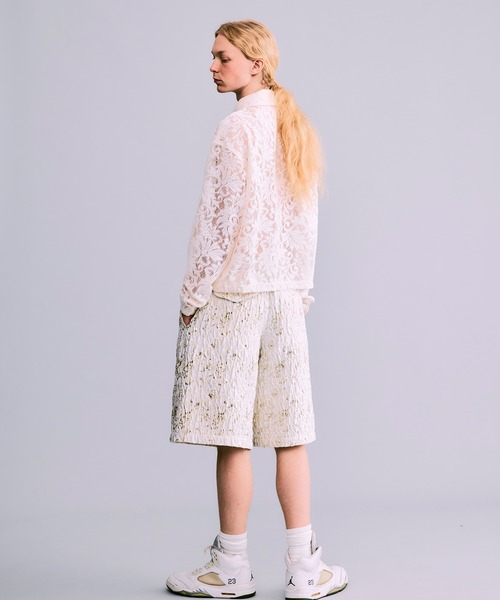 NOISE MAKER（ノイズメーカー）の「ふくれジャガードショートパンツ（その他パンツ・メンズ・ホワイト/グリーン/ネイビー・XL/L/M）」の16枚目の写真