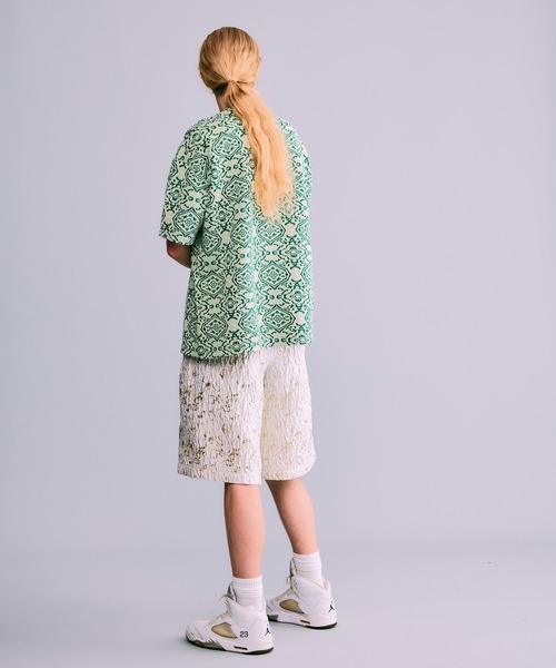 NOISE MAKER（ノイズメーカー）の「ふくれジャガードショートパンツ（その他パンツ・メンズ・ホワイト/グリーン/ネイビー・XL/L/M）」の8枚目の写真