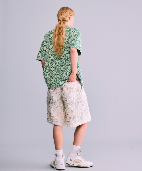 NOISE MAKER（ノイズメーカー）の「ふくれジャガードショートパンツ（その他パンツ・メンズ・ホワイト/グリーン/ネイビー・XL/L/M）」の10枚目の写真