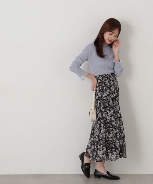 PROPORTION BODY DRESSING（プロポーションボディドレッシング）の「袖シアーリブニット / 1215170202（ニット/セーター・レディース・ホワイト系その他/ブルー/ブラック・SMALL/MEDIUM）」の21枚目の写真