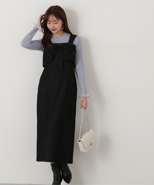 PROPORTION BODY DRESSING（プロポーションボディドレッシング）の「袖シアーリブニット / 1215170202（ニット/セーター・レディース・ホワイト系その他/ブルー/ブラック・SMALL/MEDIUM）」の22枚目の写真