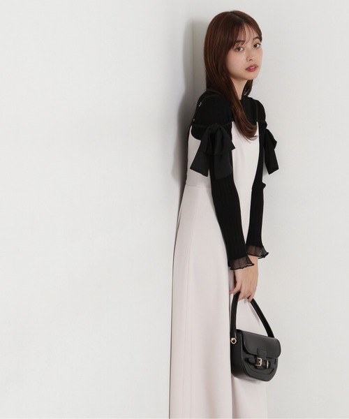 PROPORTION BODY DRESSING（プロポーションボディドレッシング）の「袖シアーリブニット / 1215170202（ニット/セーター・レディース・ホワイト系その他/ブルー/ブラック・SMALL/MEDIUM）」の12枚目の写真