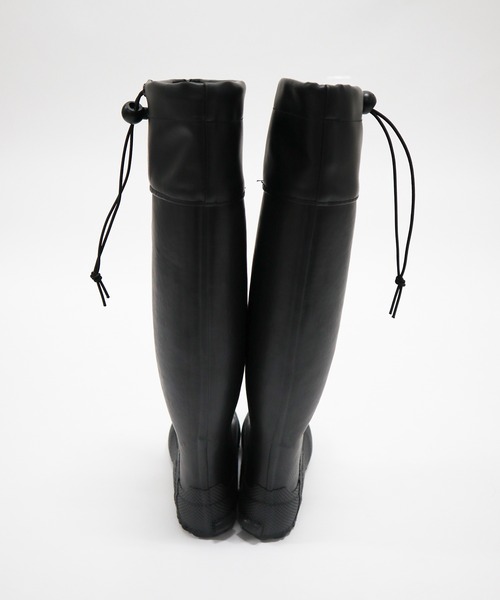 KiU（キウ）の「パッカブルレインブーツ -2ND-（レインシューズ・メンズ・ブラック・SMALL/MEDIUM/LARGE/XL/XXL）」の7枚目の写真