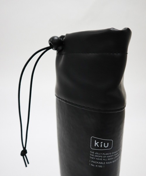 KiU（キウ）の「パッカブルレインブーツ -2ND-（レインシューズ・メンズ・ブラック・SMALL/MEDIUM/LARGE/XL/XXL）」の8枚目の写真