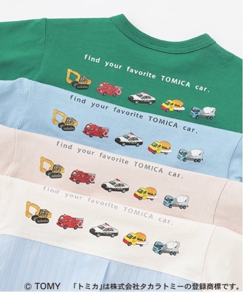 ディズニートミカTシャツセット TOMICA】後ろシャツTシャツ(80cm 白): キッズ - ナルミヤ