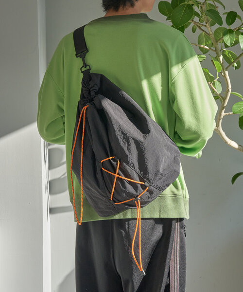CIAOPANIC（チャオパニック）の「2WAYナイロンナップサック（バックパック/リュック・レディース・ブラック・FREE）」の2枚目の写真