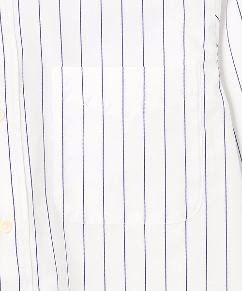 J.PRESS（ジェイプレス）の「【PREMIUM PLEATS / 形態安定】スーピマコットンボールドストライプ ドレスシャツ / B.D.（シャツ/ブラウス・メンズ・ネイビー系2・首回り43cm-裄丈86cm/首回り42cm-裄丈86cm/首回り41cm-裄丈85cm/首回り40cm-裄丈85cm/首回り39cm-裄丈84cm/首回り38cm-裄丈84cm/首回り37cm-裄丈82cm）」の10枚目の写真