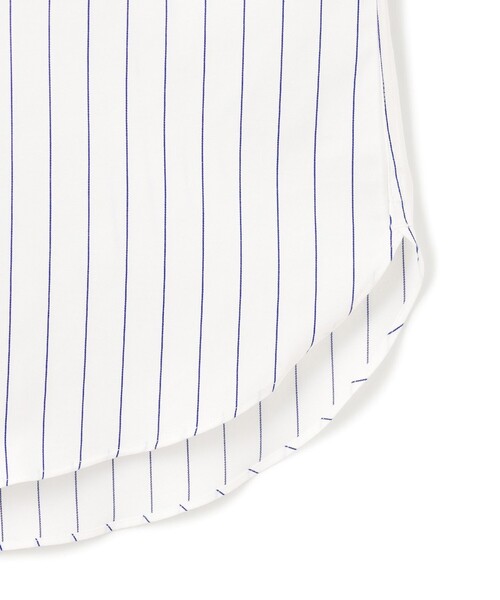 J.PRESS(ジェイプレス)の「【PREMIUM PLEATS / 形態安定】スーピマコットンボールドストライプ ドレスシャツ / B.D.(シャツ/ブラウス・メンズ・ネイビー系2・首回り43cm-裄丈86cm/首回り42cm-裄丈86cm/首回り41cm-裄丈85cm/首回り40cm-裄丈85cm/首回り39cm-裄丈84cm/首回り38cm-裄丈84cm/首回り37cm-裄丈82cm)」の2枚目の写真