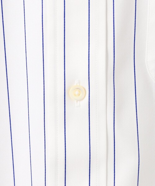 J.PRESS(ジェイプレス)の「【PREMIUM PLEATS / 形態安定】スーピマコットンボールドストライプ ドレスシャツ / B.D.(シャツ/ブラウス・メンズ・ネイビー系2・首回り43cm-裄丈86cm/首回り42cm-裄丈86cm/首回り41cm-裄丈85cm/首回り40cm-裄丈85cm/首回り39cm-裄丈84cm/首回り38cm-裄丈84cm/首回り37cm-裄丈82cm)」の4枚目の写真
