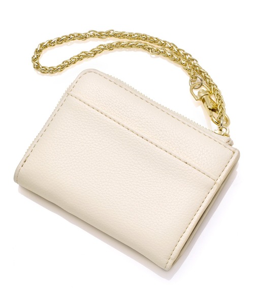 【タイムセール】ミニウォレット　アイボリー　韓国　saving miruve 予約注文再スタート ミニ財布 三つ折り ウォレット tor トア 収納力