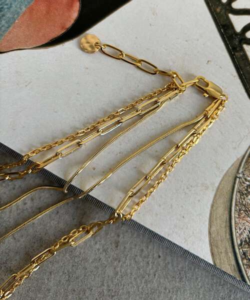 DouDou（ドゥドゥ）の「ハート3連ネックレス（ネックレス・レディース・シルバー/ゴールド・FREE）」の8枚目の写真