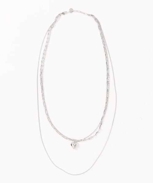 DouDou（ドゥドゥ）の「ハート3連ネックレス（ネックレス・レディース・シルバー/ゴールド・FREE）」の19枚目の写真