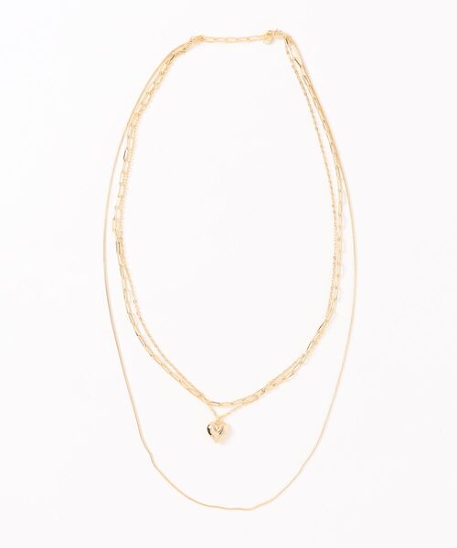 DouDou（ドゥドゥ）の「ハート3連ネックレス（ネックレス・レディース・シルバー/ゴールド・FREE）」の20枚目の写真