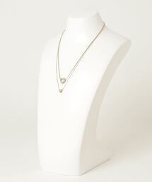 Guess | BELOVED 16-18'' TWO HEARTS DOUBLE NECKLACES アクセサリー ネックレス(ネックレス)