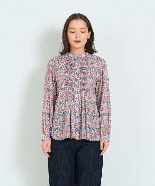 ADIEU TRISTESSE（アデュートリステス）の「リバティプリントブラウス