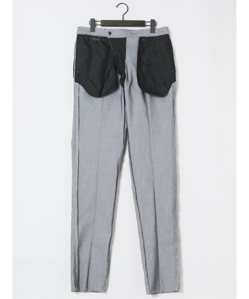 TAKA-Q（タカキュー）の「【ストレッチ ウォッシャブル イージーケア】タカキュー ノータック ビジネスパンツ ライトグレー(セットアップ可能)（スーツパンツ・メンズ・ライトグレー・LARGE/X-LARGE/MEDIUM/3L/S）」の3枚目の写真