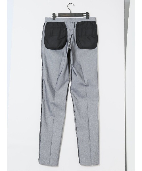 TAKA-Q（タカキュー）の「【ストレッチ ウォッシャブル イージーケア】タカキュー ノータック ビジネスパンツ ライトグレー(セットアップ可能)（スーツパンツ・メンズ・ライトグレー・LARGE/X-LARGE/MEDIUM/3L/S）」の4枚目の写真
