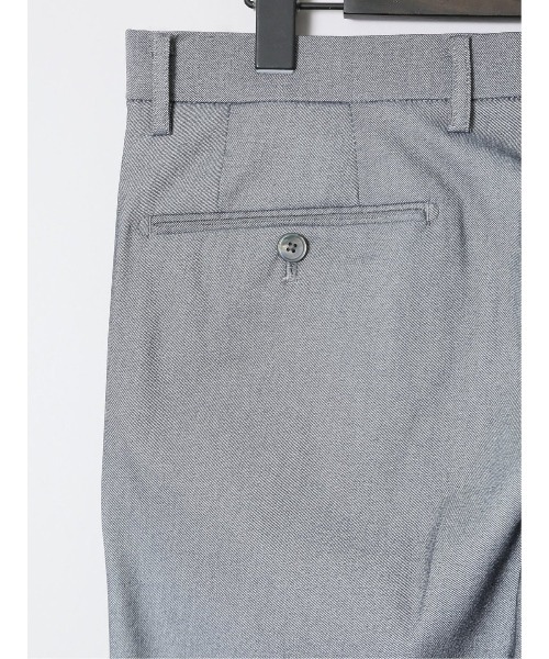 TAKA-Q（タカキュー）の「【ストレッチ ウォッシャブル イージーケア】タカキュー ノータック ビジネスパンツ ライトグレー(セットアップ可能)（スーツパンツ・メンズ・ライトグレー・LARGE/X-LARGE/MEDIUM/3L/S）」の9枚目の写真