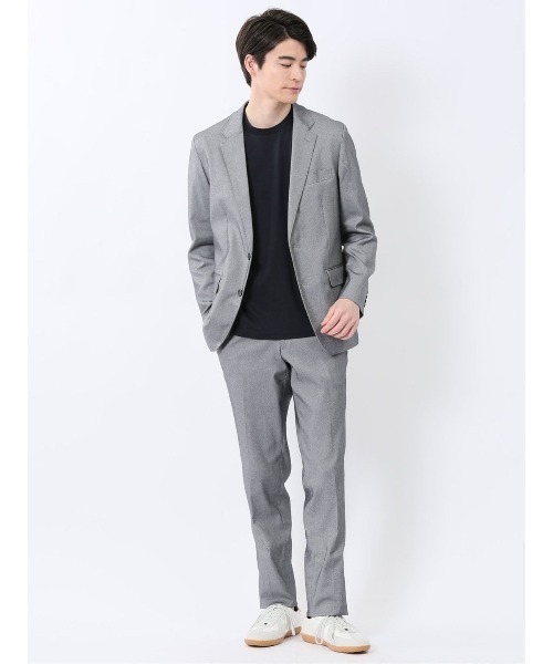 TAKA-Q（タカキュー）の「【ストレッチ ウォッシャブル イージーケア】タカキュー ノータック ビジネスパンツ ライトグレー(セットアップ可能)（スーツパンツ・メンズ・ライトグレー・LARGE/X-LARGE/MEDIUM/3L/S）」の15枚目の写真