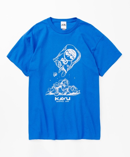 KAVU(カブー)の「KAVU/カブー Chips Tee/チップスティー(Tシャツ/カットソー・メンズ・ロイヤルブルー/パープル/イエロー/ホワイト/レッド・MEDIUM/LARGE/X-LARGE)」の10枚目の写真
