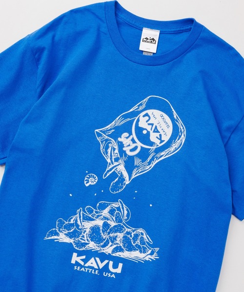 KAVU(カブー)の「KAVU/カブー Chips Tee/チップスティー(Tシャツ/カットソー・メンズ・ロイヤルブルー/パープル/イエロー/ホワイト/レッド・MEDIUM/LARGE/X-LARGE)」の18枚目の写真