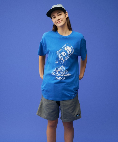 KAVU(カブー)の「KAVU/カブー Chips Tee/チップスティー(Tシャツ/カットソー・メンズ・ロイヤルブルー/パープル/イエロー/ホワイト/レッド・MEDIUM/LARGE/X-LARGE)」の19枚目の写真