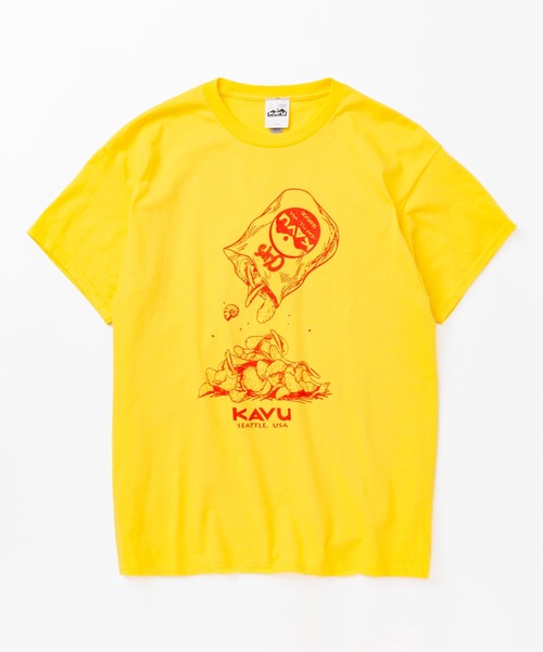 KAVU(カブー)の「KAVU/カブー Chips Tee/チップスティー(Tシャツ/カットソー・メンズ・ロイヤルブルー/パープル/イエロー/ホワイト/レッド・MEDIUM/LARGE/X-LARGE)」の13枚目の写真